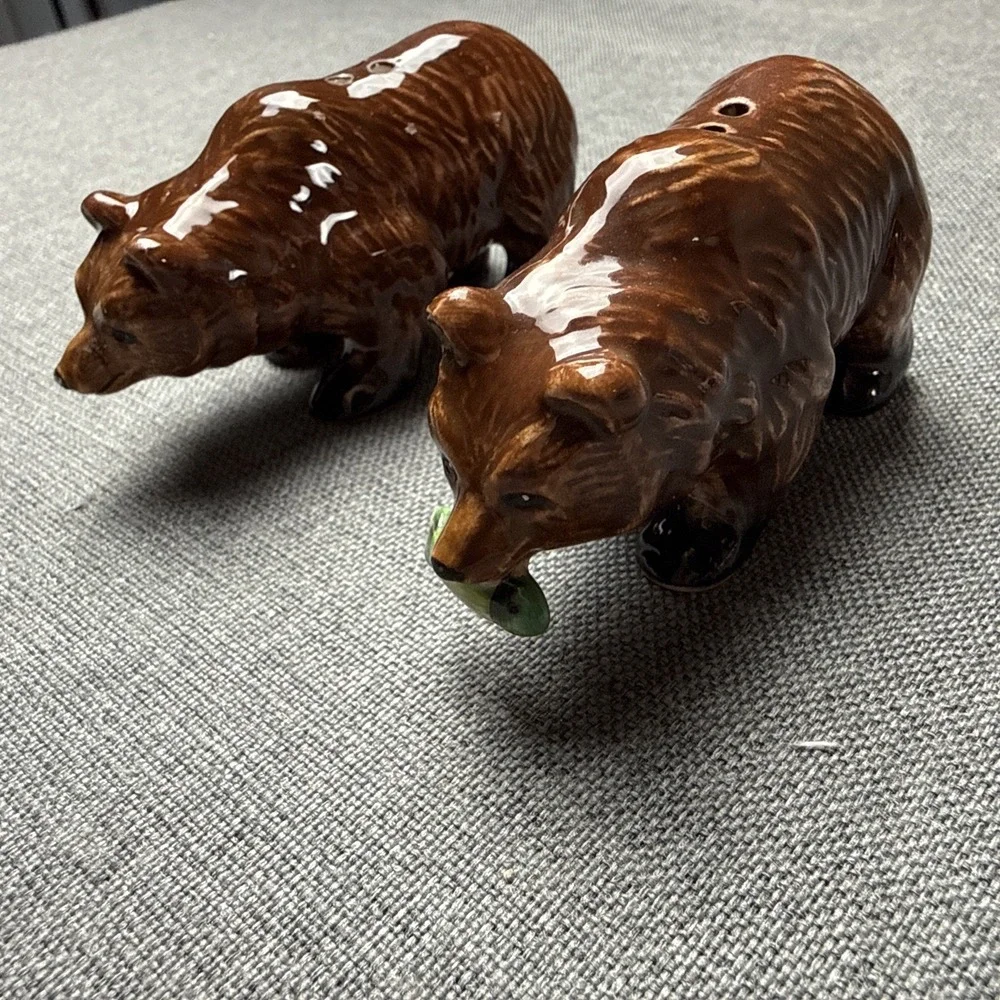 Brown Bear Set Salt And‎ Pepper Shaker